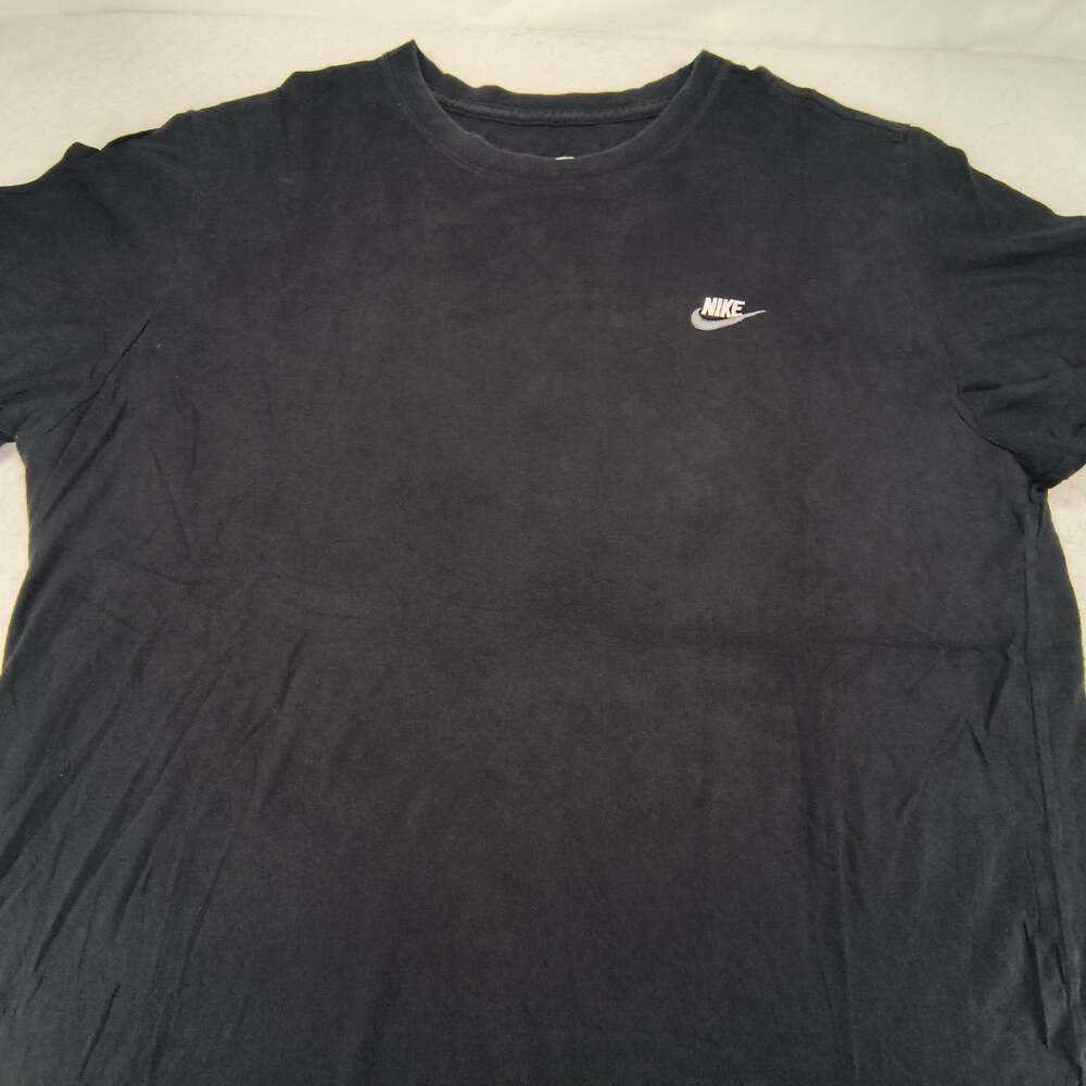 Nike Tee Crew Neck Short Sleeve Shirt Mens Size Extra Large XL Black White Gray